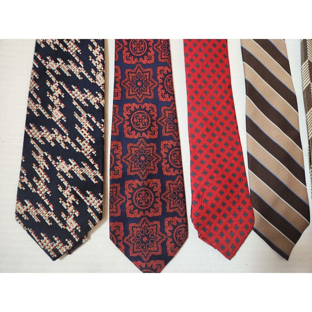 Men’s Tie Bundle (5) – Classic Patterns – Office / Business / Dress - Picture 6 of 6